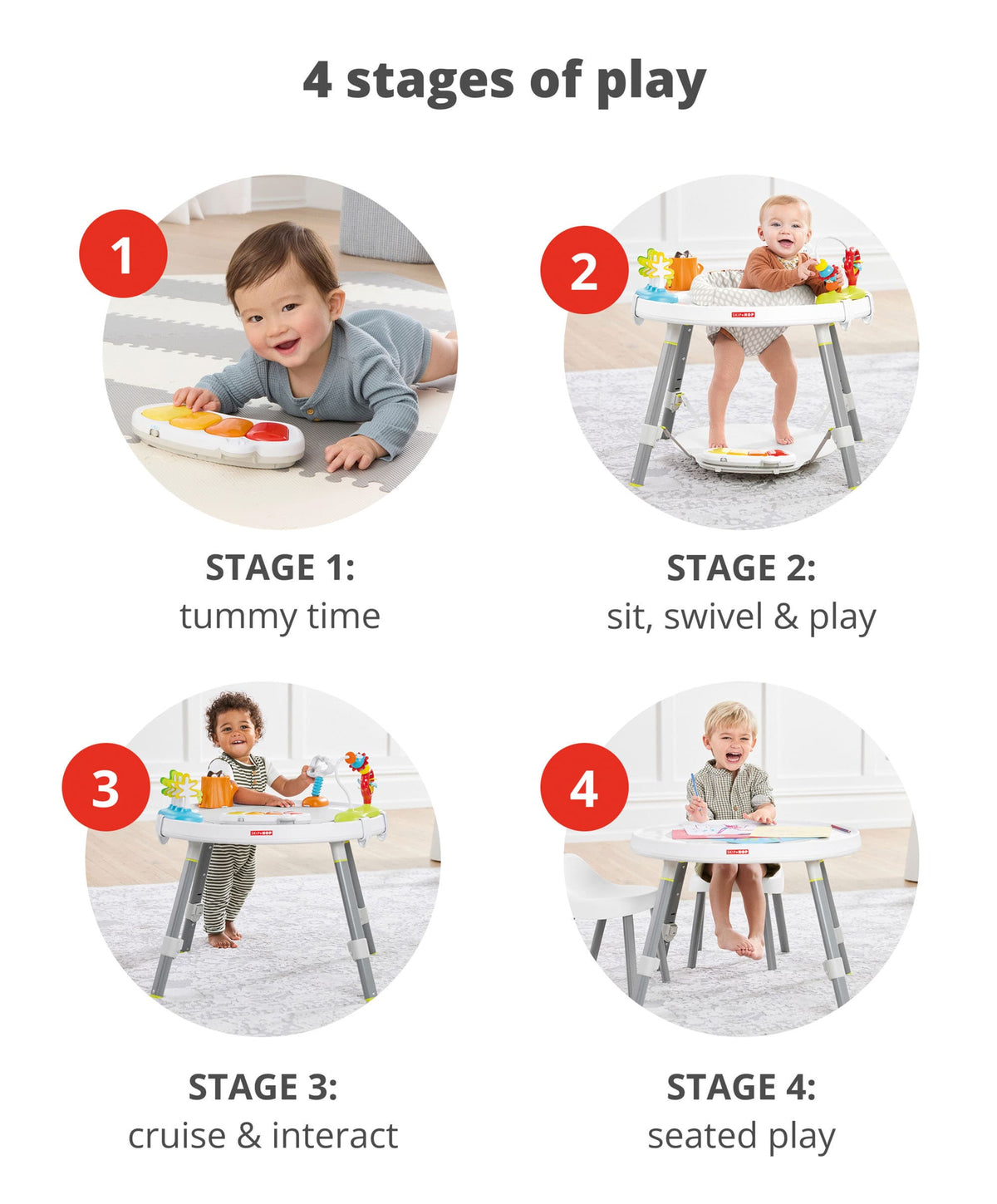 E&M Baby's View 3-Stage Activity Center