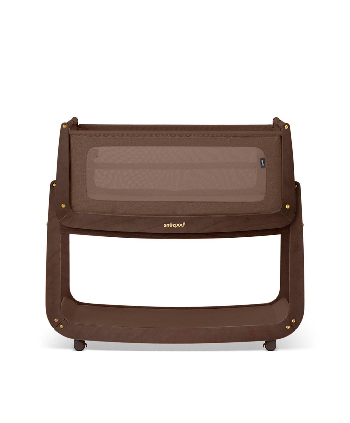 SnuzPod 5 Bedside Crib - Chocolate