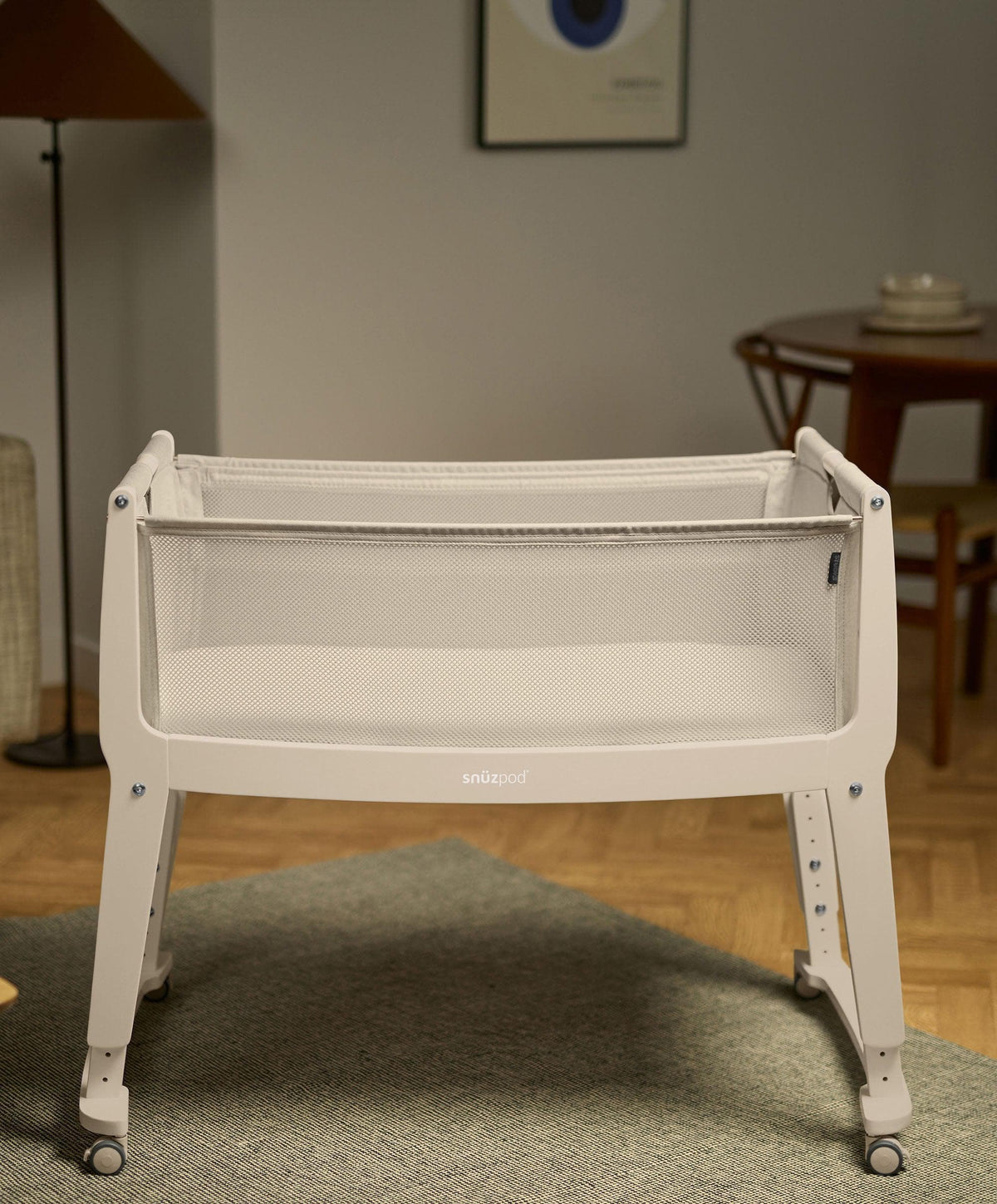 SnuzPod Studio Bedside Crib - Cashmere