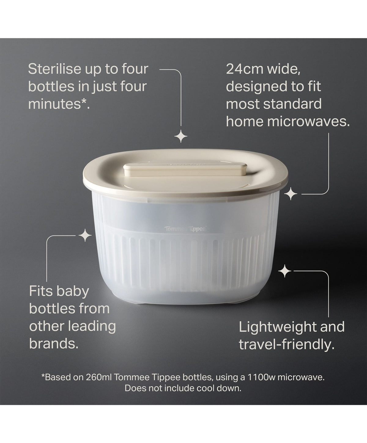 Tommee Tippee 2-in-1 Microwave Steriliser