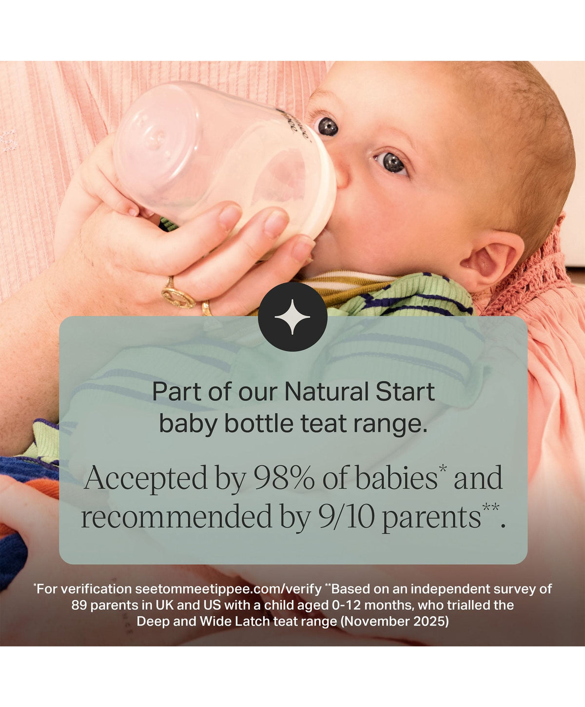 Tommee Tippee Natural Start Deep Latch Teats (Pack of 2)