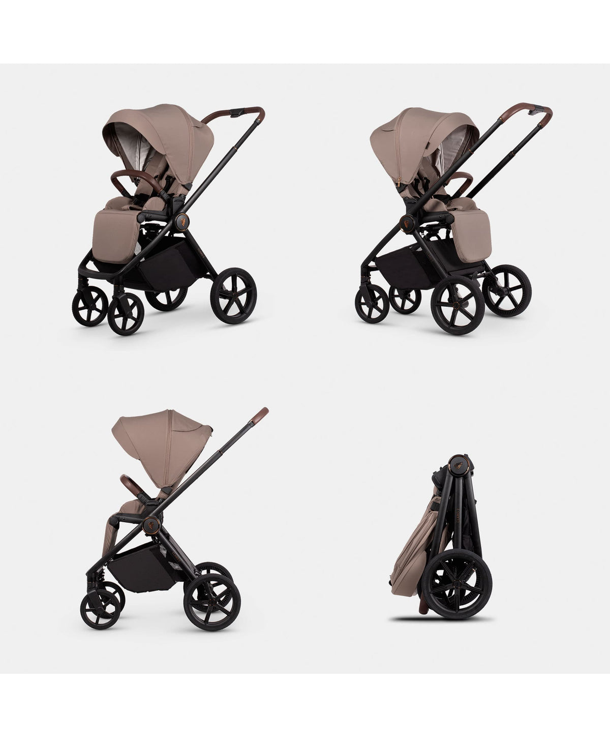 Venicci Claro2 2in1 Essential Pushchair Bundle (8 Pieces) - Almond
