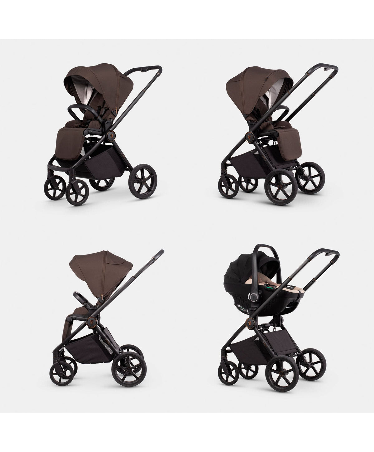 Venicci Claro2 4in1 Ultimate Pushchair Bundle (13 Pieces) - Chocolate