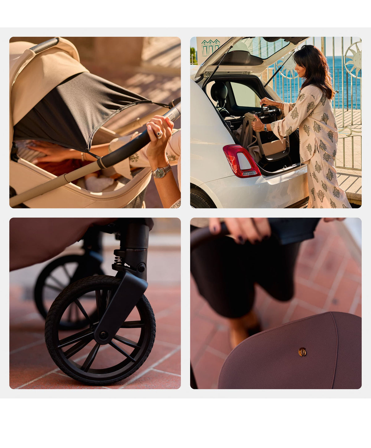 Venicci Tila 2in1 Essential Pushchair Bundle (11 Pieces) - Noce