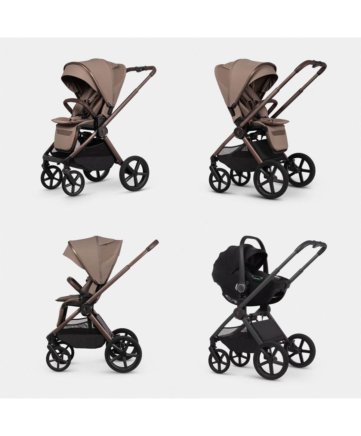 Venicci Upline3 2in1 Essential Pushchair Bundle (11 Piece) - Sand