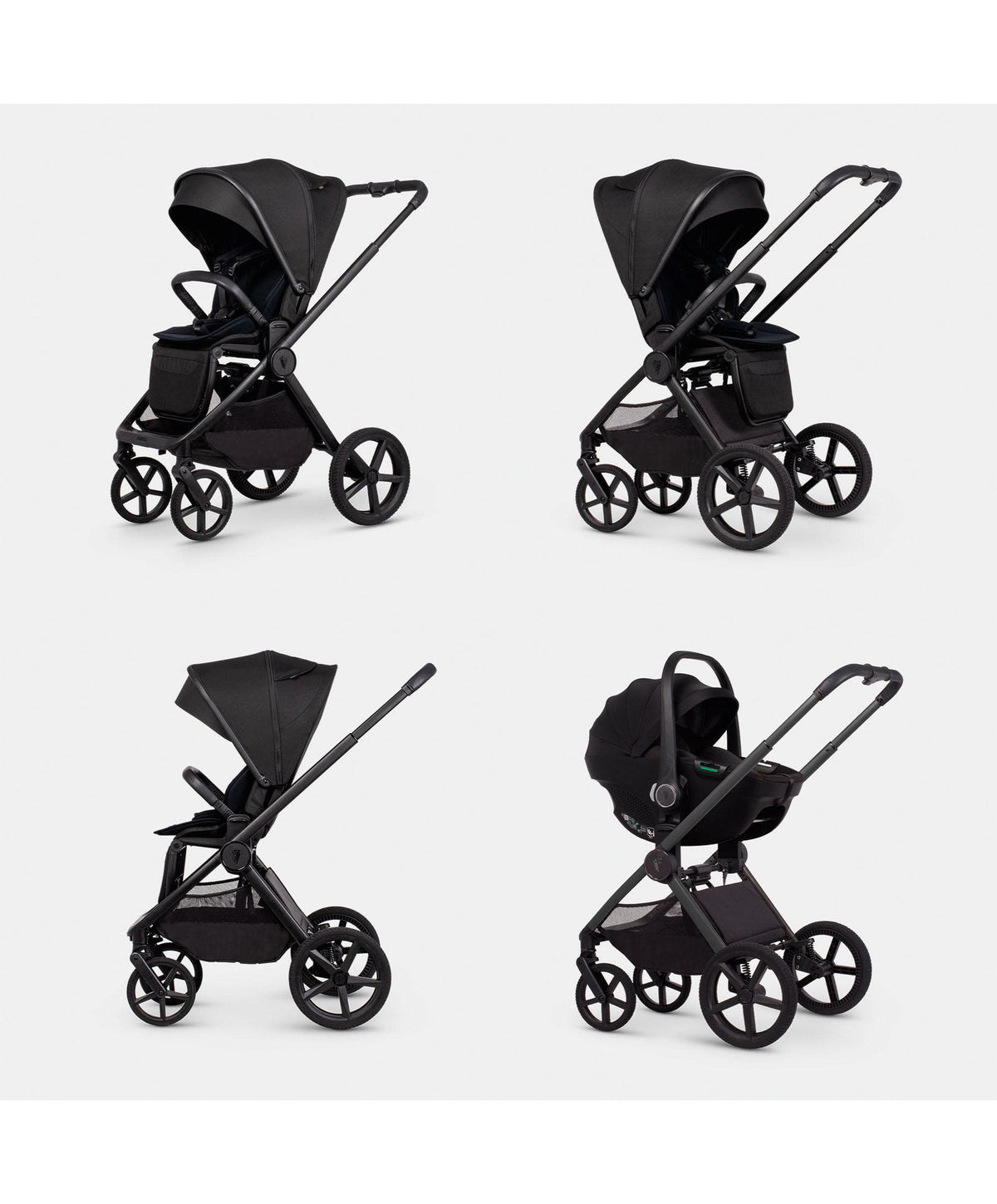 Venicci Upline3 4in1 Plus Ultimate Pushchair Bundle (16 Pieces) - Onyx