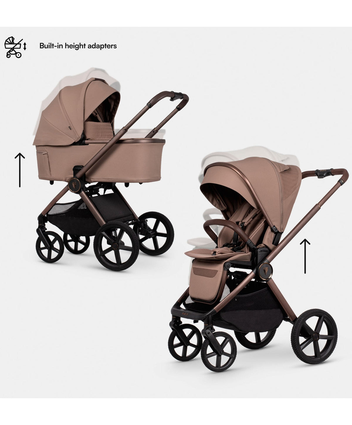 Venicci Upline3 4in1 Plus Ultimate Pushchair Bundle (16 Pieces) - Sand
