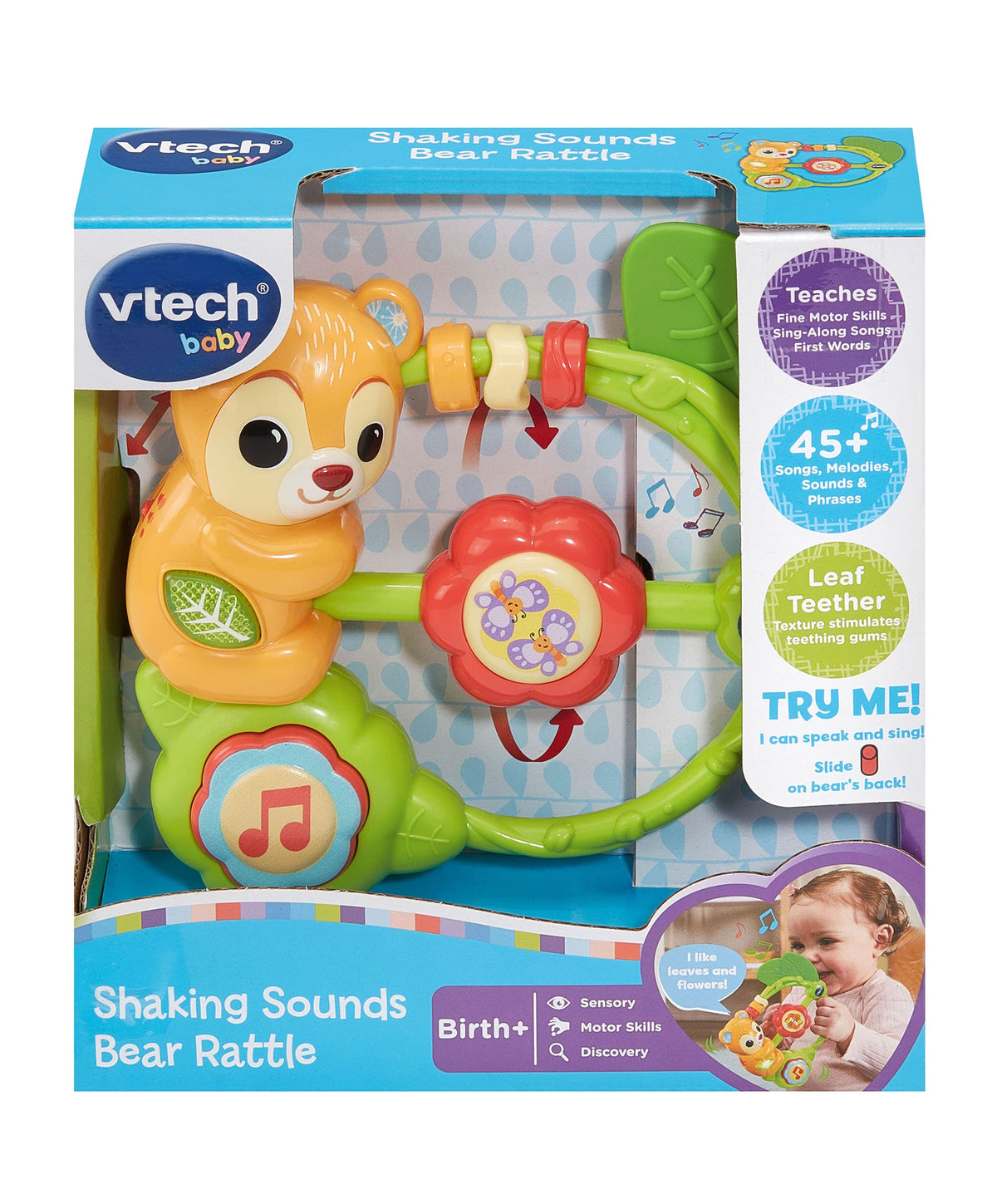 VTech Shaking Sounds Bear Rattle