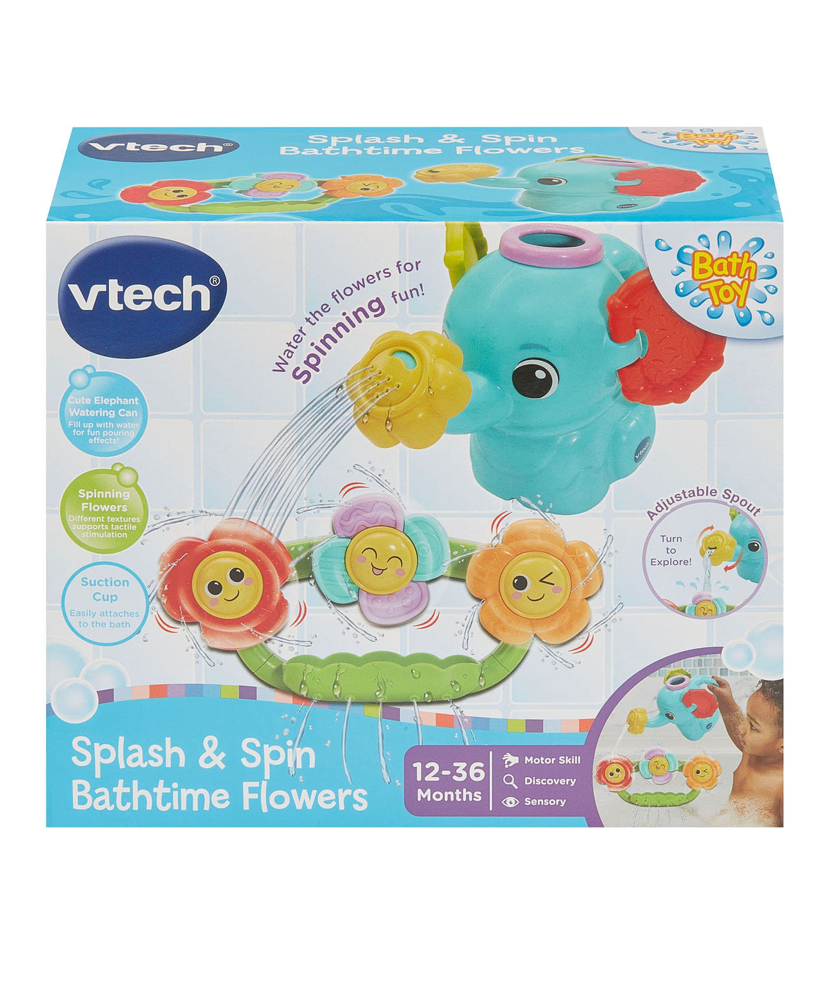VTech Splash & Spin Bathtime Flowers