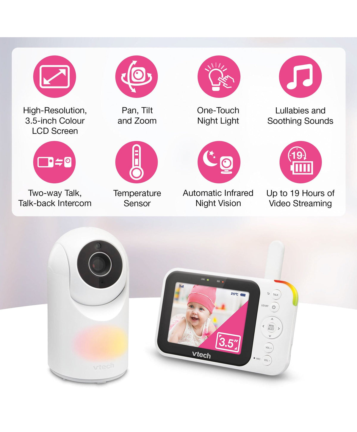 VTech VM4263 3.5 Inch Video Monitor
