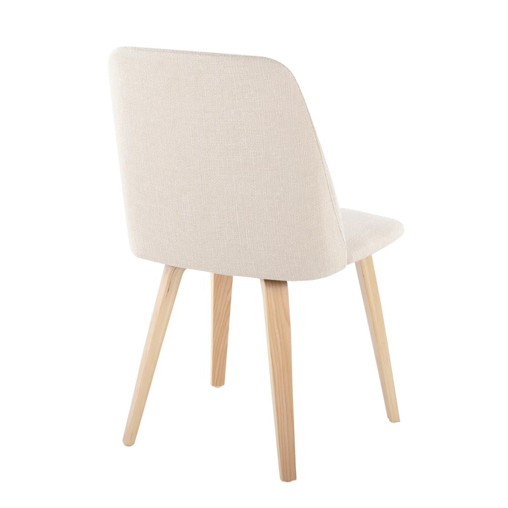 Upholstered Dining Chairs with Padded Seats and Backrests
