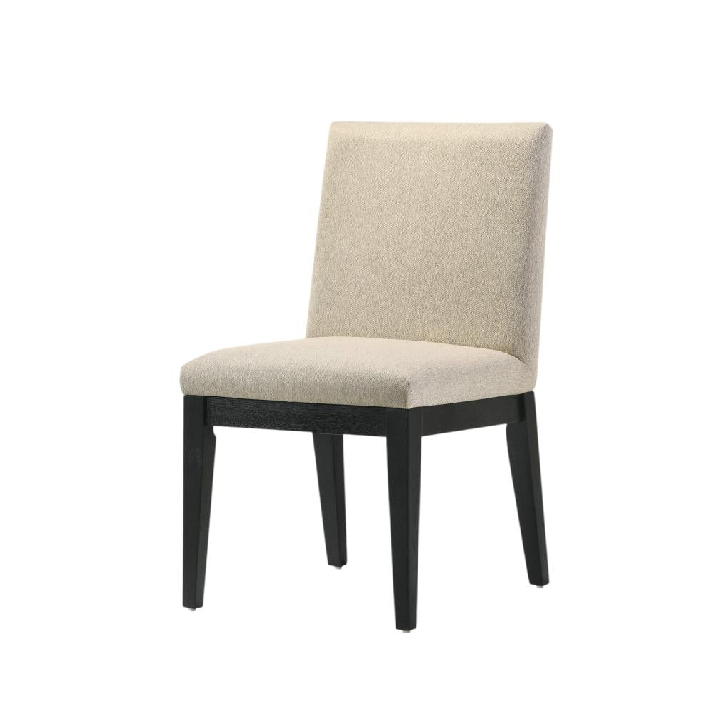 Set of 2 Modern Fabric Upholstered Side Chairs