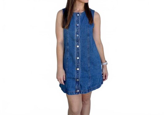 Ann Denim Dress In Blue