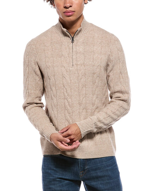 7 For All Mankind Quarter Zip Sweater