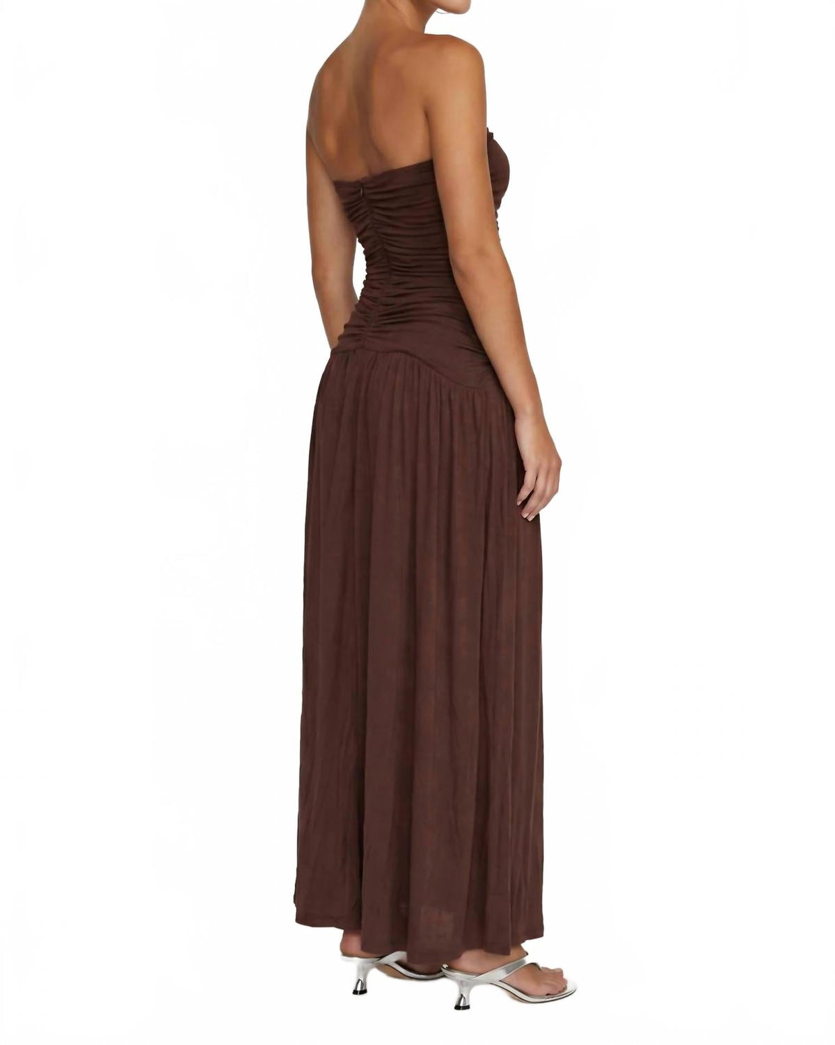 Venus Maxi Dress In Brown