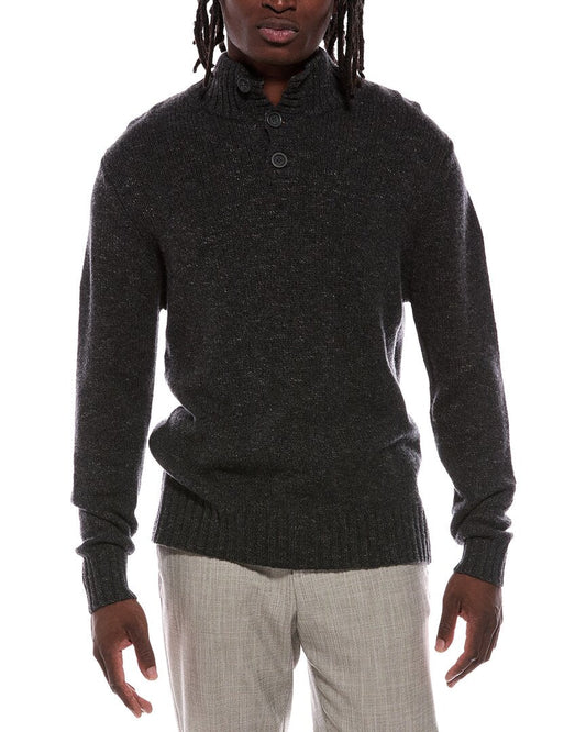 Autumn Cashmere Italian 100% Cashmere Mock Neck Sweater