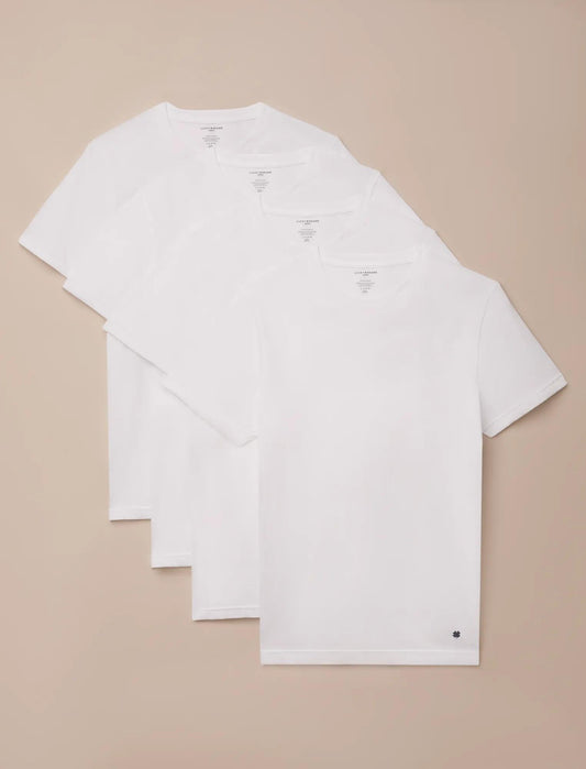 Lucky Brand 4 Pack Crew Neck Tee Shirt