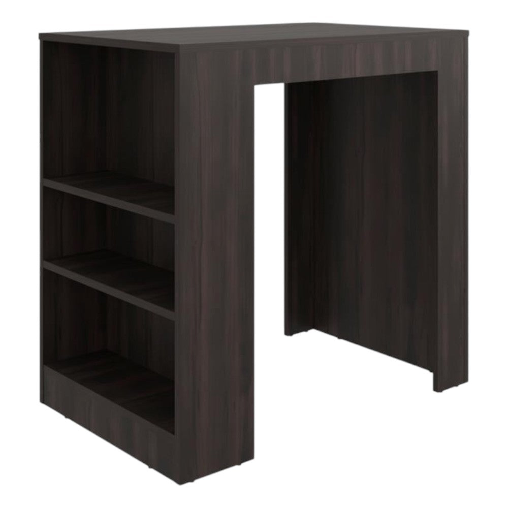 Modern Kitchen Storage Island with Spacious Top and Three Accessible Shelves