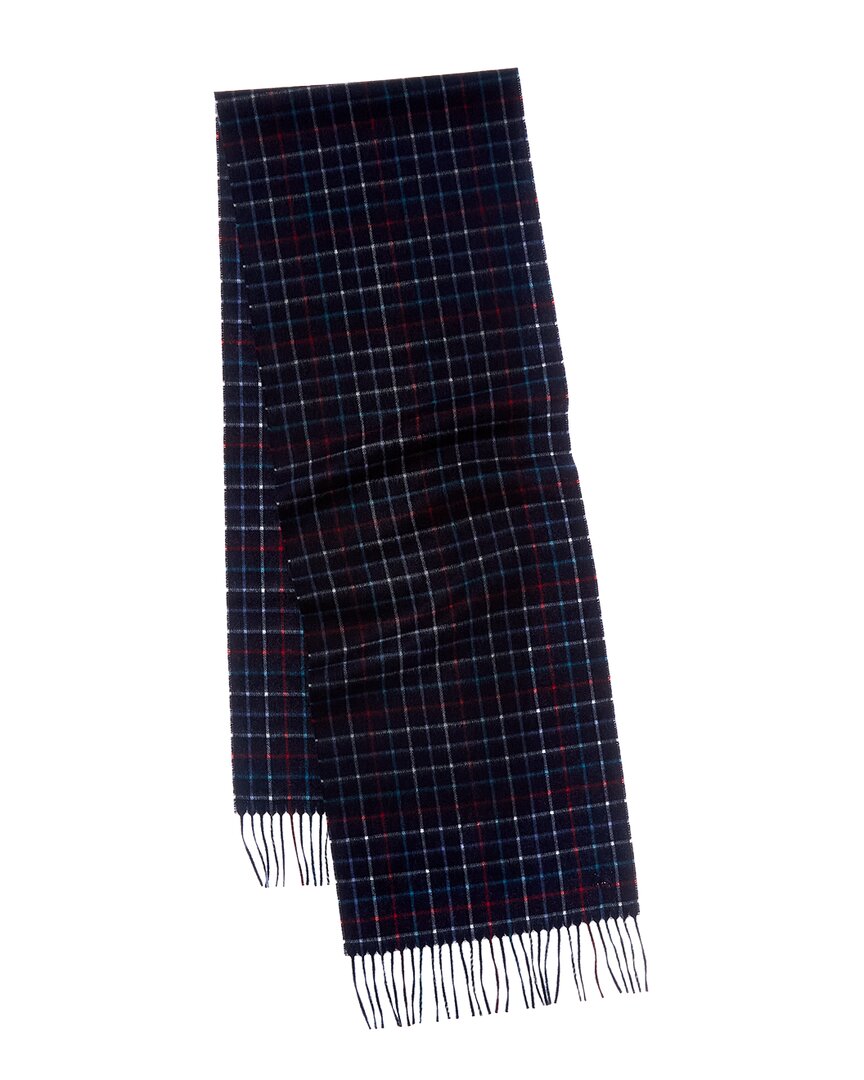 Brooks Brothers Atlantic Tattersall Wool & Cashmere-Blend Scarf