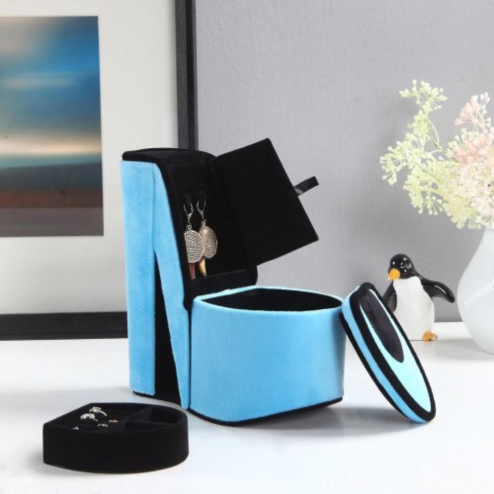 Decorative High Heel Jewelry Holder with Concealed Hooks