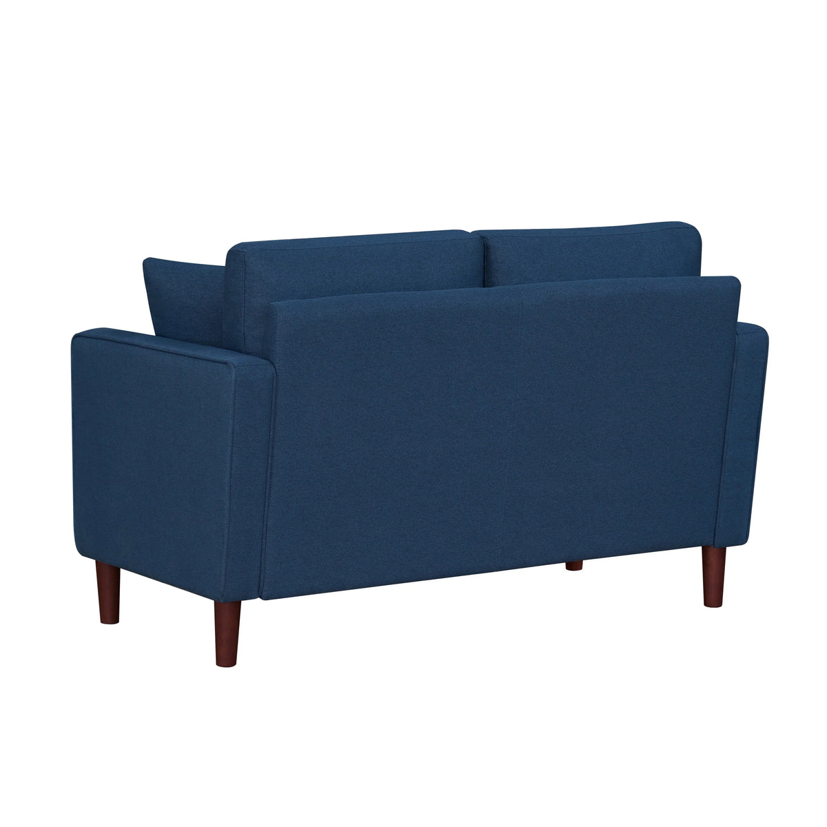 Cozy Fabric Loveseat with Supportive Padding