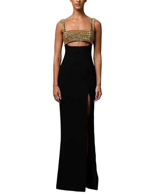 AMINA GLAM Maxi Dress