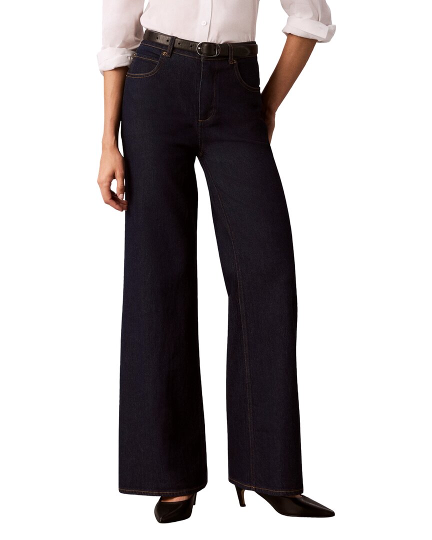Calvin Klein High Rise Wide Flare Legacy Denim Pant