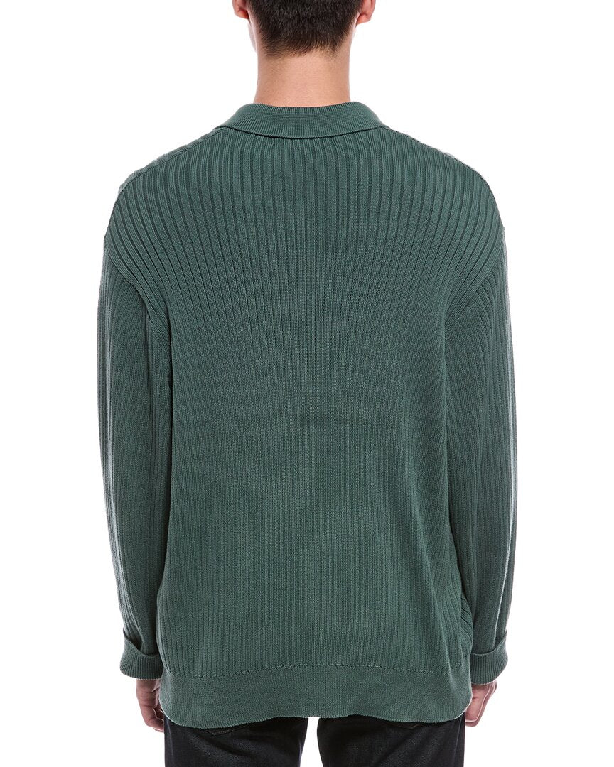 rag & bone Curtis Ribbed 1/4-Zip Pullover