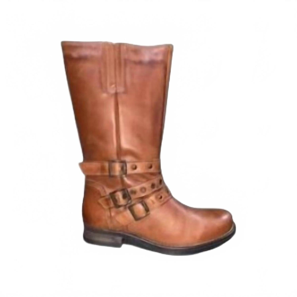 Women's Sienna Knee High Moto Boots In Tan