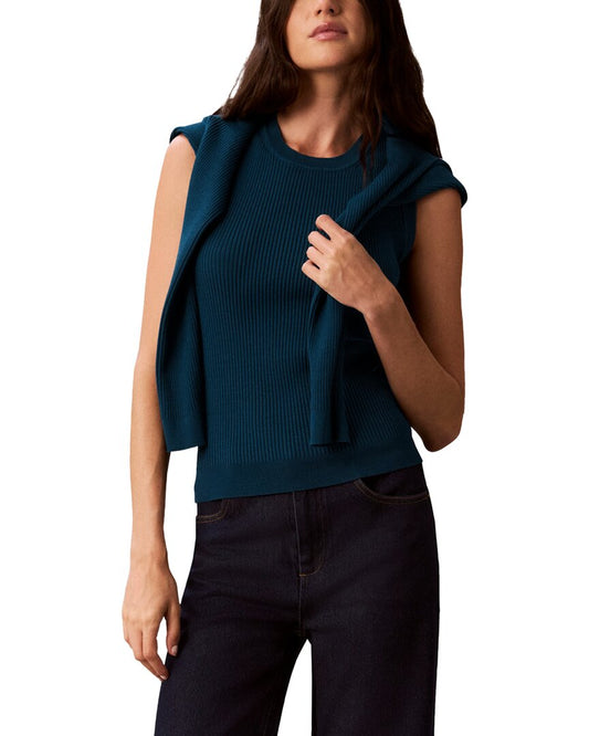 Calvin Klein Rib Crew Neck Tank