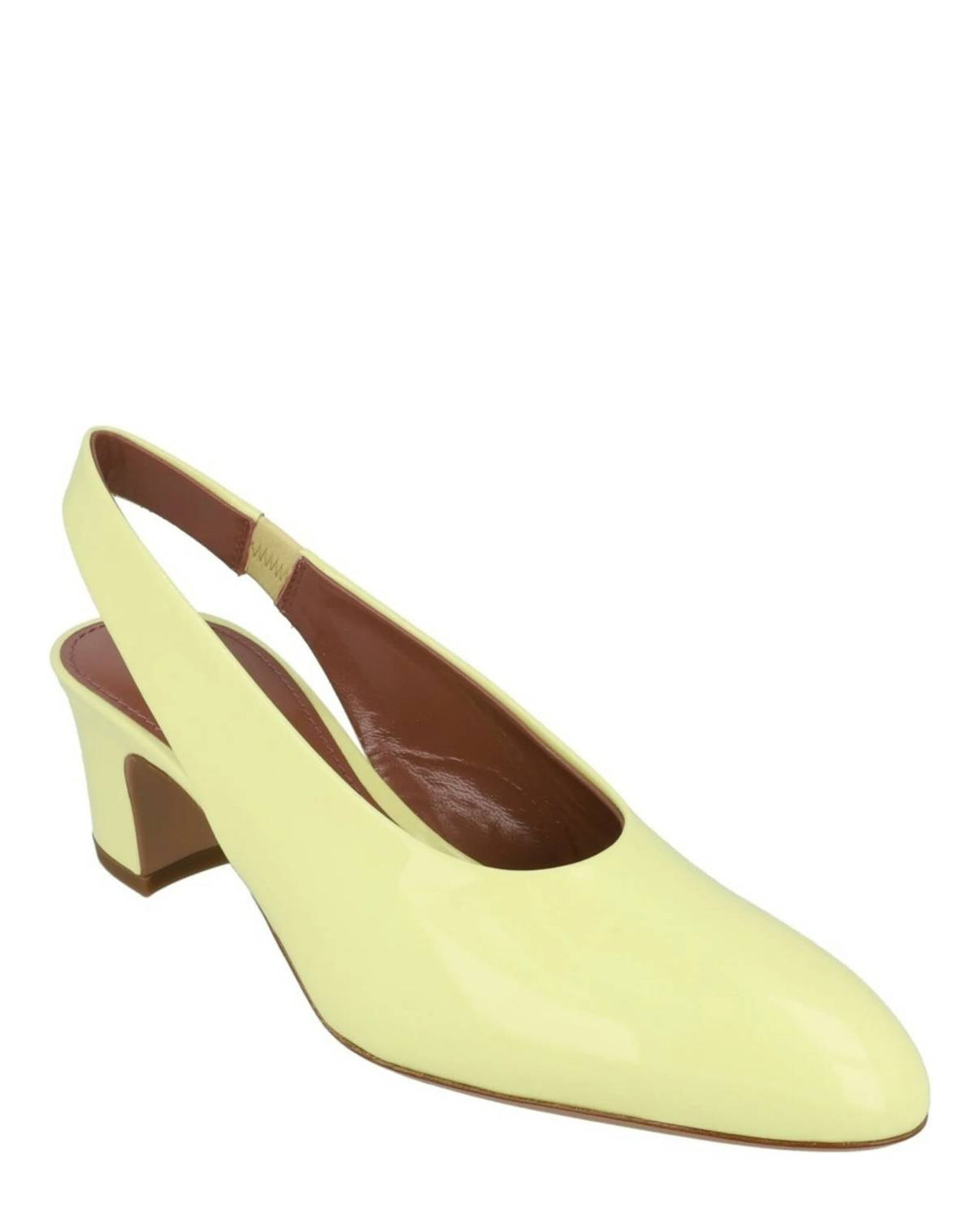 Women's Lavinia Patent Slingback Pumps In Yellow