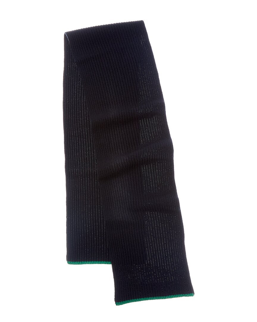 Vince Shaker Stitch Tipped Wool & Cashmere-Blend Scarf