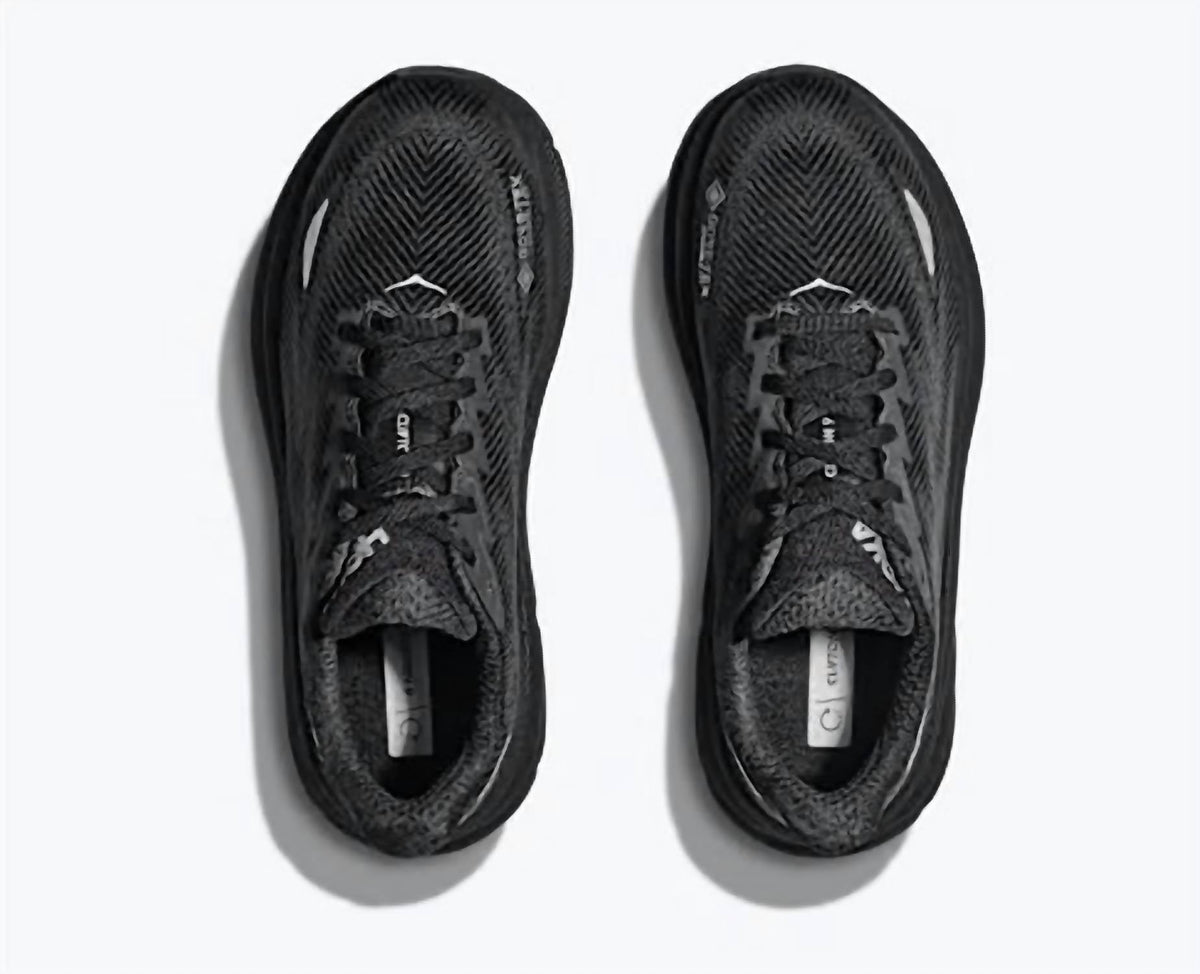 Women's Clifton 9 Gtx Running Shoes In Black