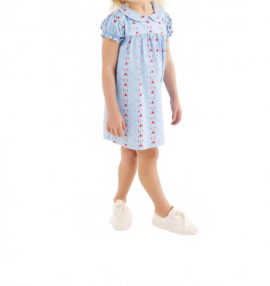 Kid's Holly Day Dress In First Day Flowers