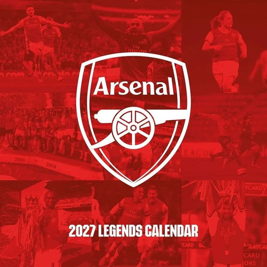 Arsenal Legends 2027 Wall Calendar