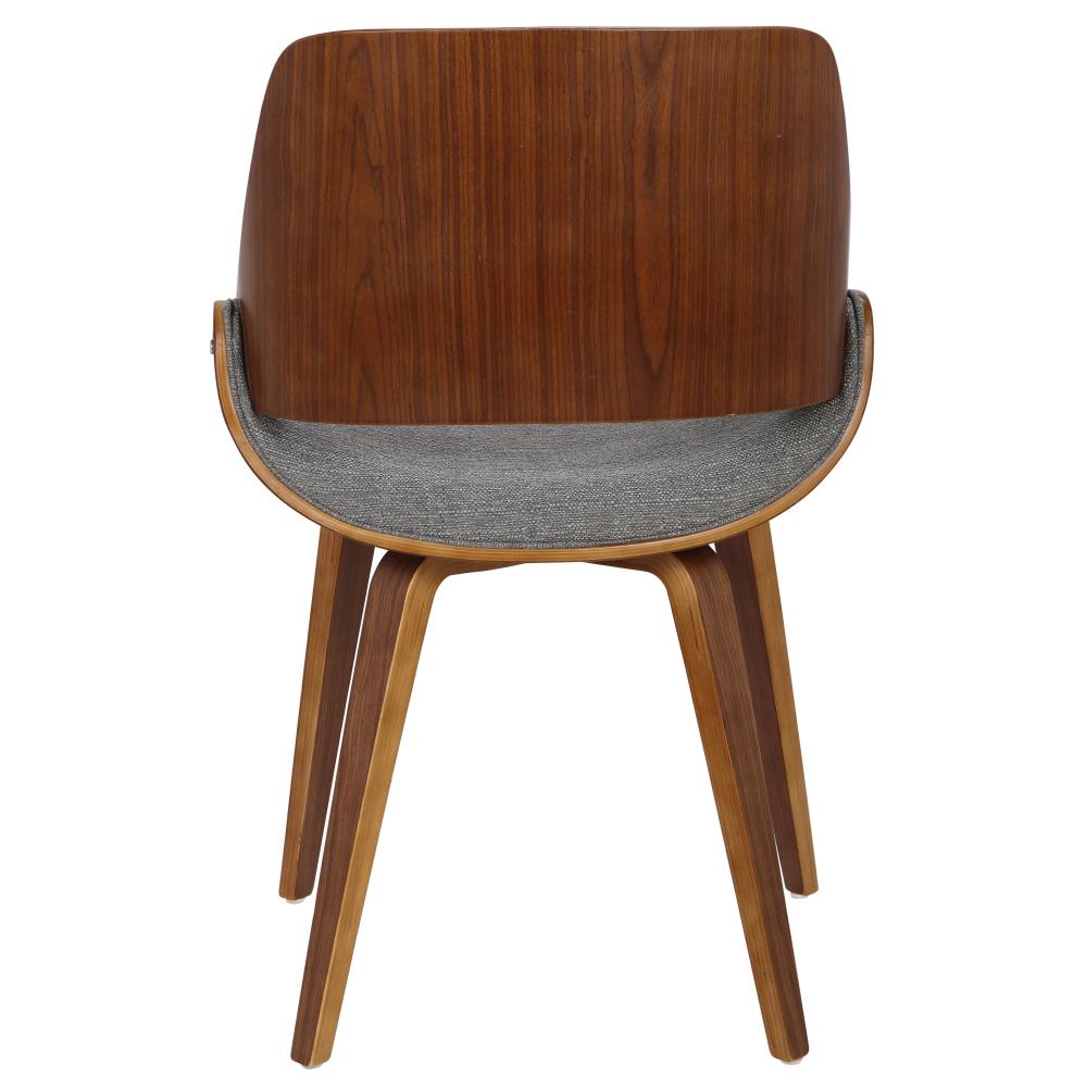 Mid-Century Modern Fabric Dining Chairs Set of 2