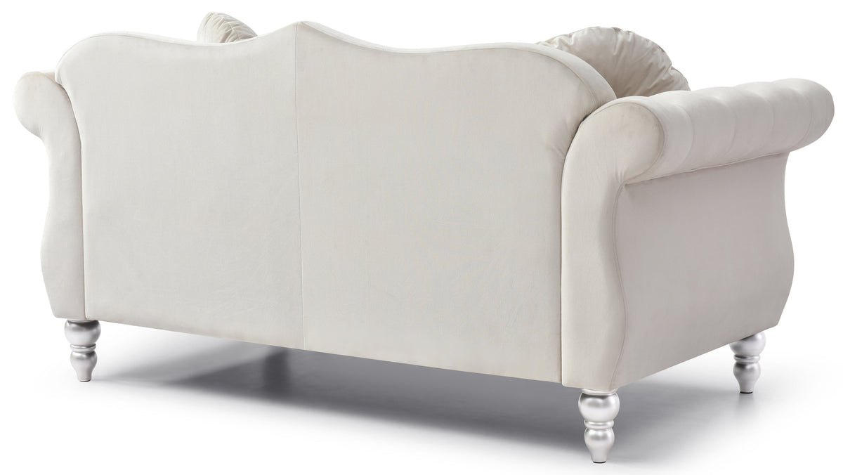 Nailhead Trim Upholstered Loveseat
