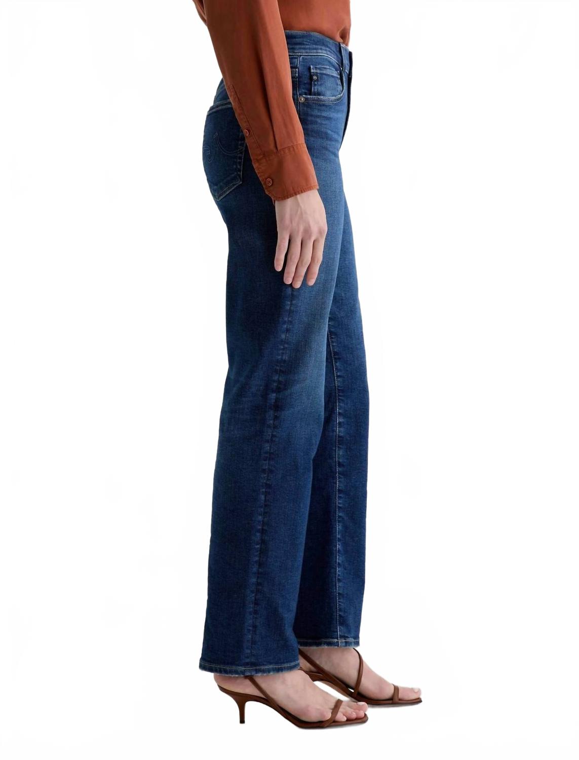 Brinley Mid-Rise Straight Jean In Poetic