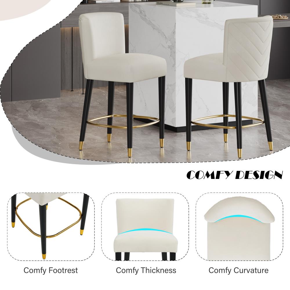 Premium Upholstered Counter Seating