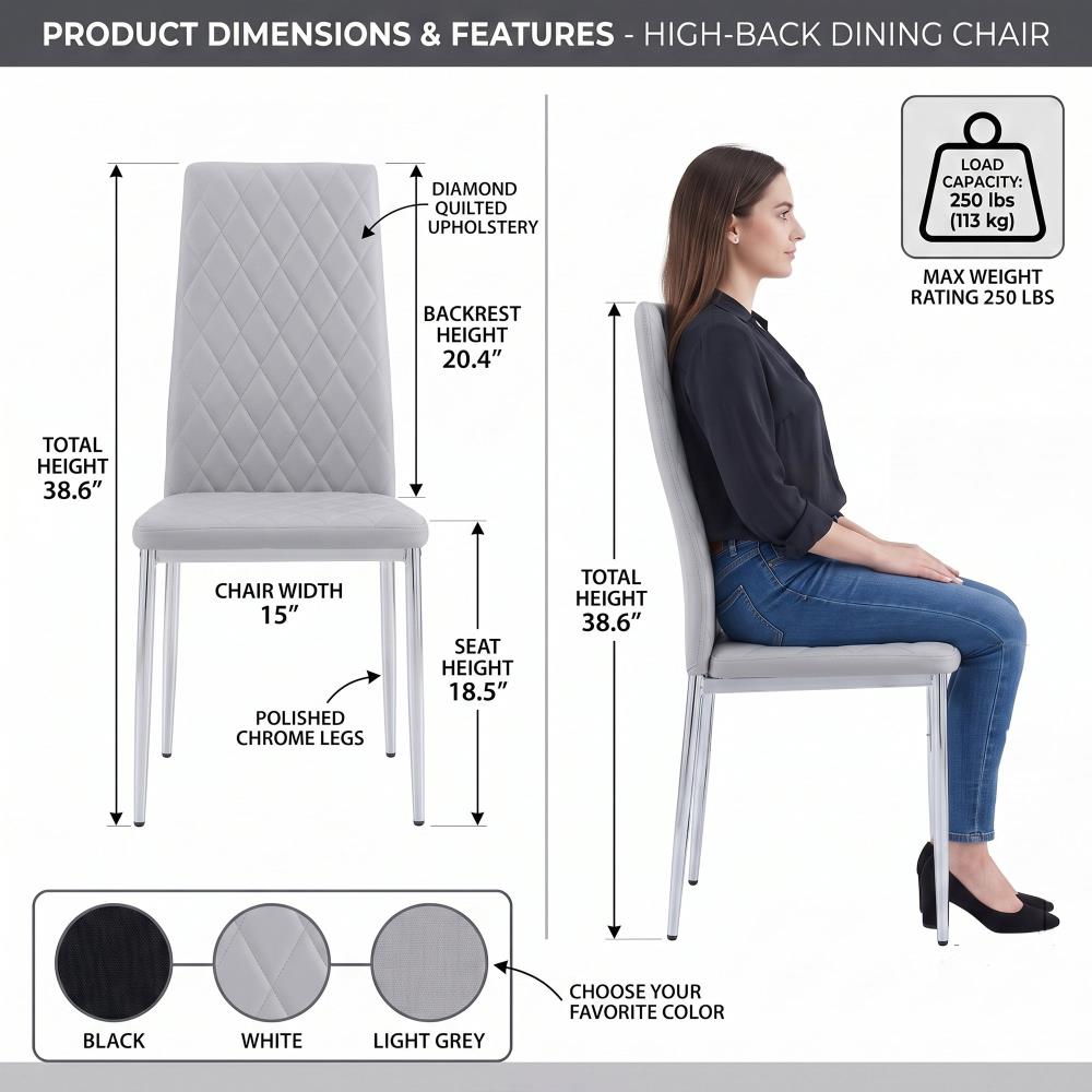 Stylish Minimalist Side Chairs