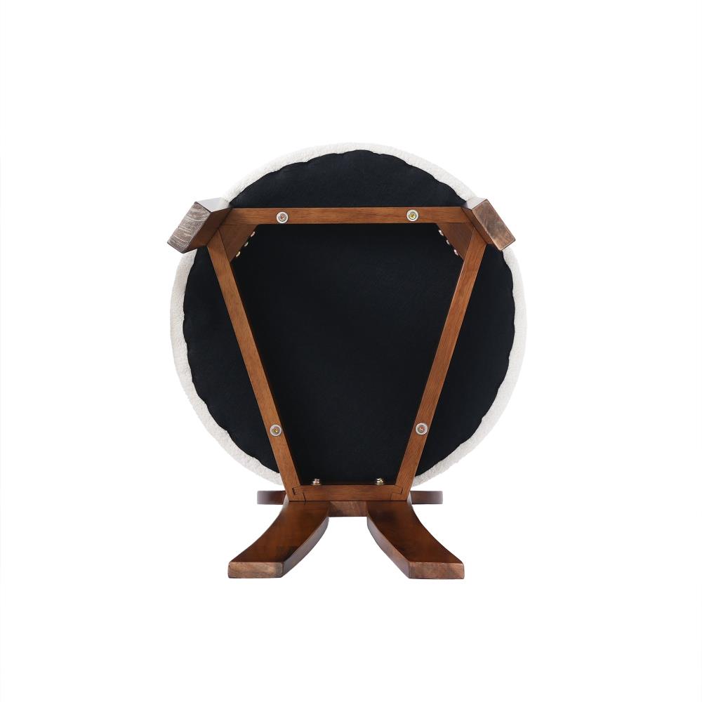 Compact Armless Dining Chairs with Solid Wood Construction