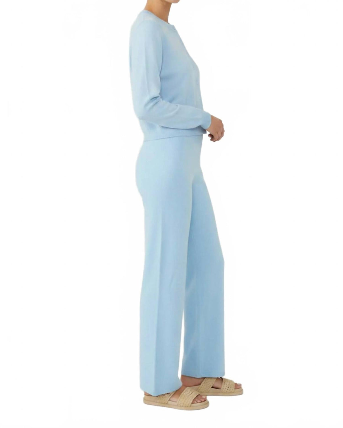 Hudson Knit Pant In Whisper Blue