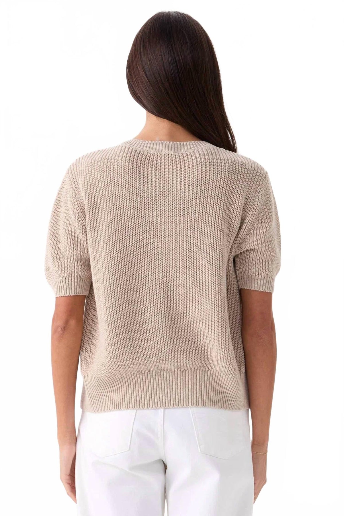 Rue Relaxed Cardigan In Seed
