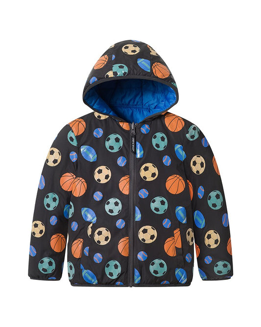 Andy & Evan Sports Print Color Change Puffer