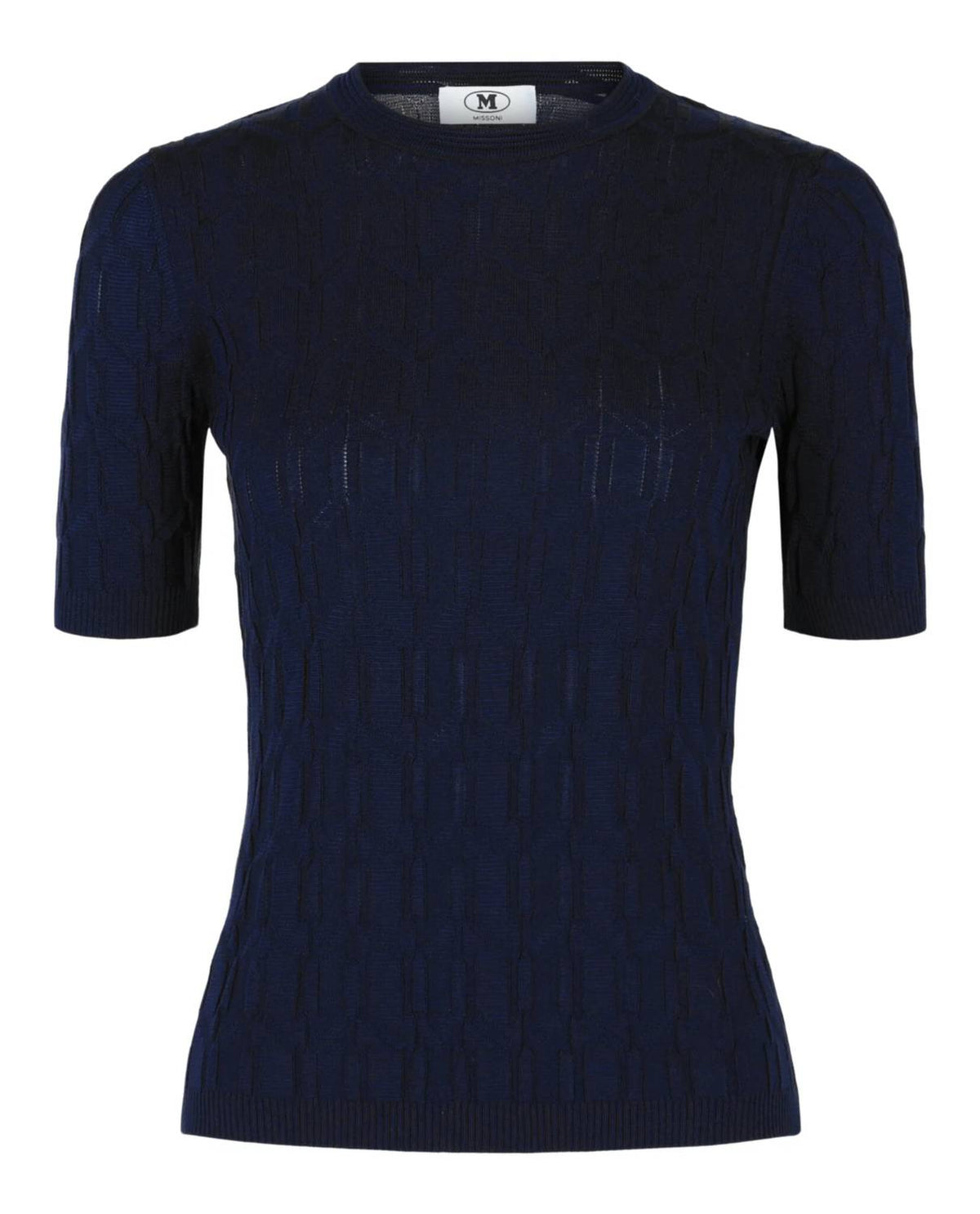 Women's Cable-Knit Pattern Sweater In Navy