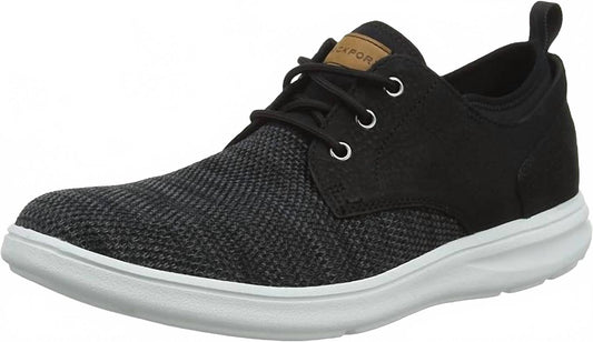 Men's Zaden Plain Toe Oxford Trainers Sneakers In Black