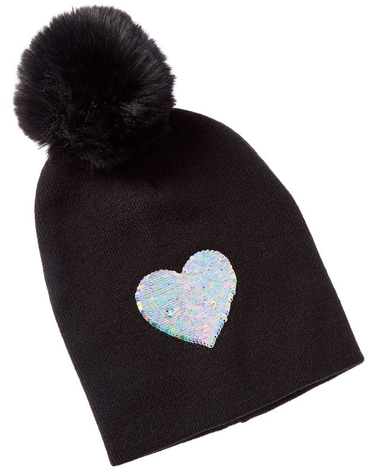 Surell Accessories Sequin Knit Beanie