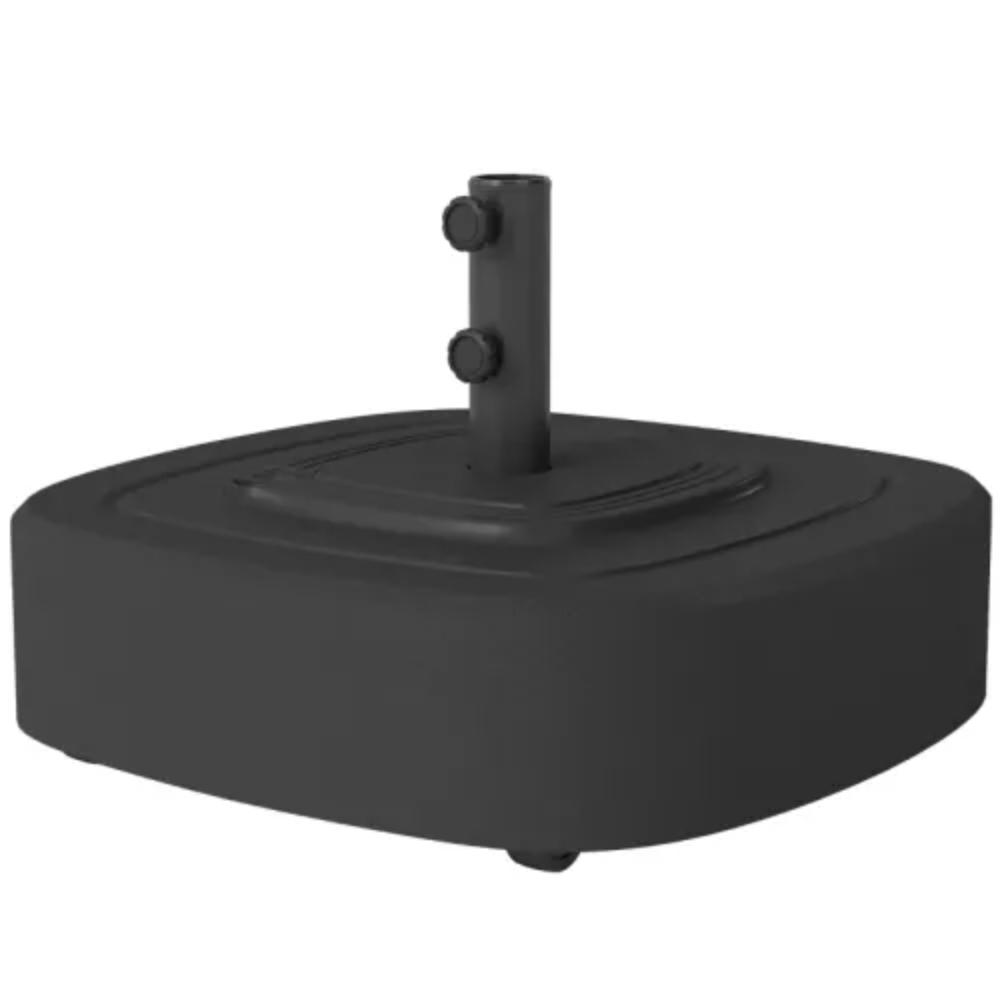 Square Patio Umbrella Stand with Adjustable Pole Knobs