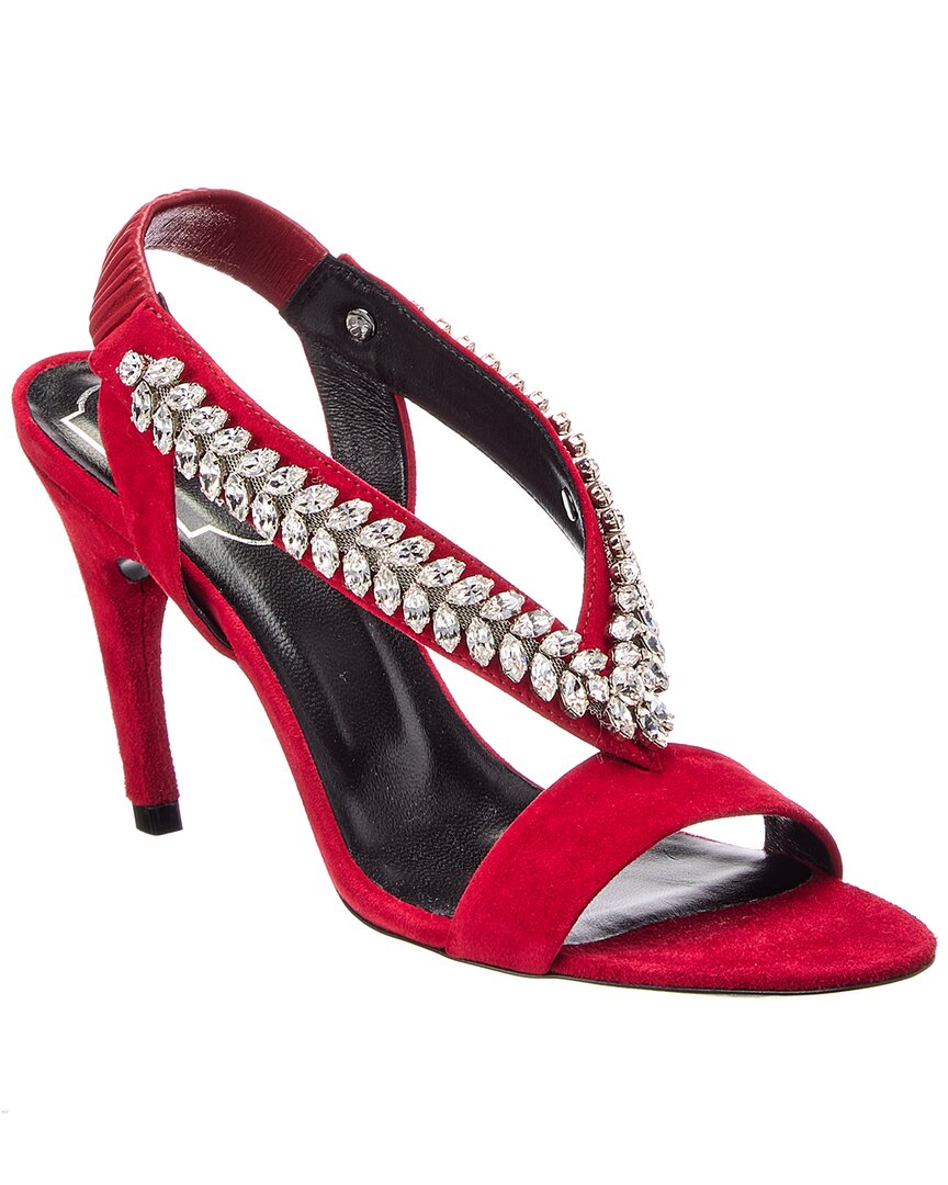 Roger Vivier Suede Slingback Sandal