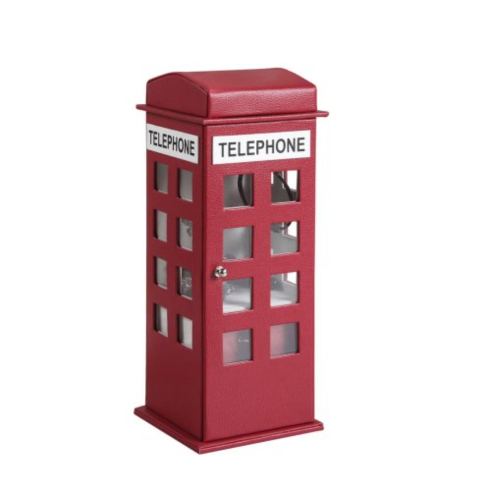 Telephone-Shaped Jewelry Box with Two Storage Drawers